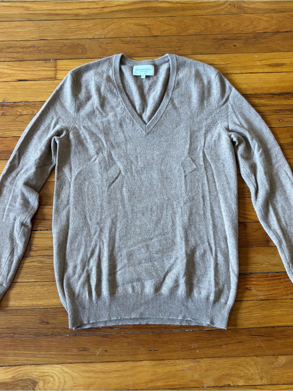 Eric Bompard V-Neck Cashmere Sweater - Medium